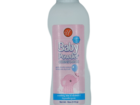 U Baby Powder Cornstarch 18oz Online now