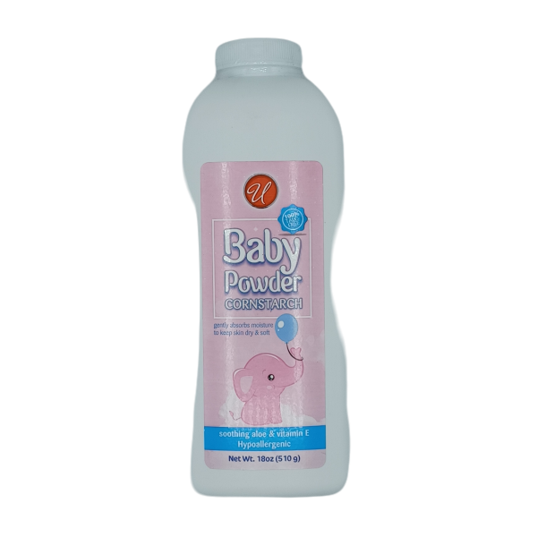 U Baby Powder Cornstarch 18oz Online now