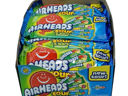 AirHeads Sour 5 Bars 2.75oz 18ct Supply