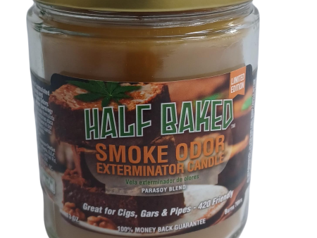 Smoke Odo rHalf Baked Candle 13oz Supply