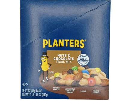 Planters Trial mix Nuts & Choc 1.7oz 18ct Online