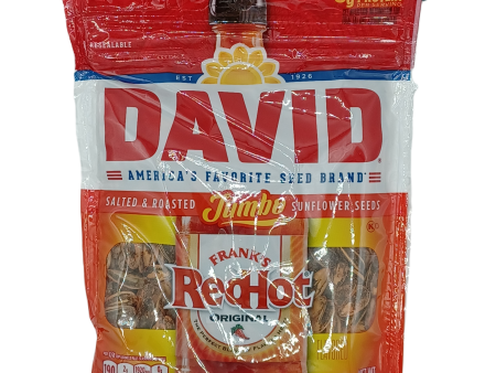 David Sunflower Seeds Franks Red Hot 5.25oz Fashion