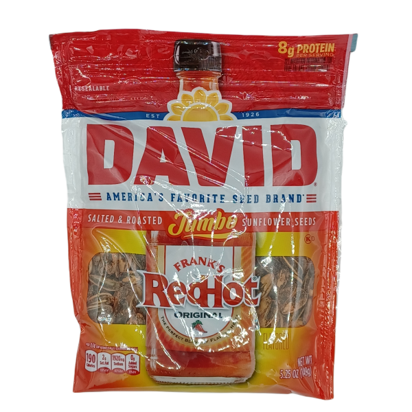 David Sunflower Seeds Franks Red Hot 5.25oz Fashion