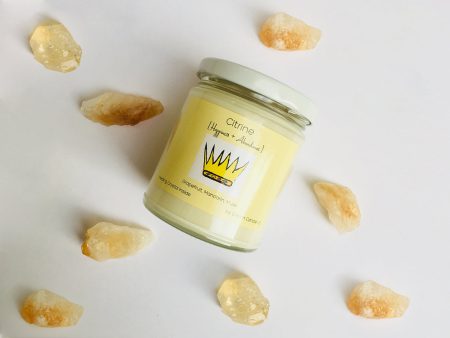 Citrine - Crystal Candle Fashion