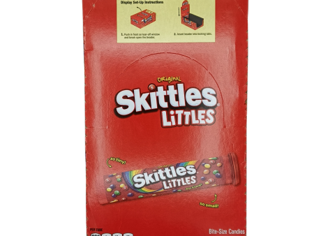 Skittles Littles Original Tubes 1.9oz 24ct Online Sale