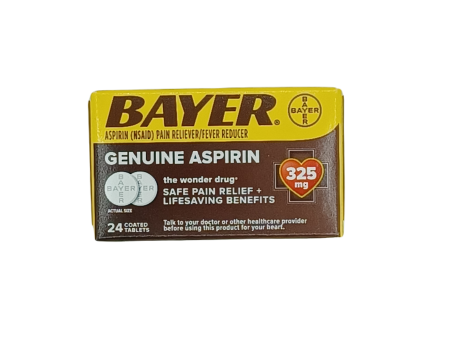 Bayer Genuine Aspirin 24ct 325mg Supply