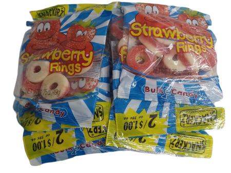 Snackerz 2 $1 strawberry rings 12ct Discount