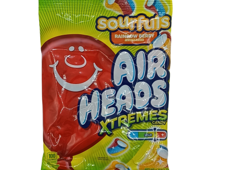 AirHeads Xtreme Sourfuls Rainbow Berry 6oz Supply