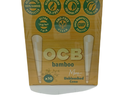 OCB Bamboo Unbleached Cone 10 32ct 70mm Online Sale