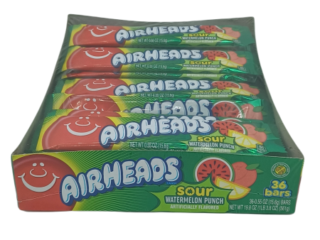 AirHeads Sour Watermelon Punch 36ct on Sale