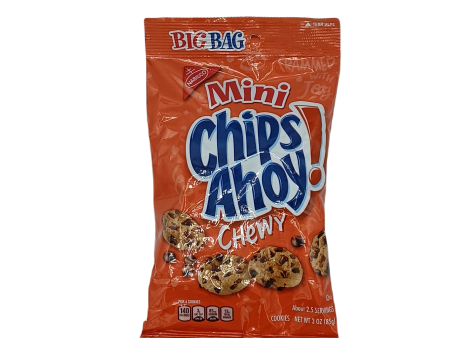 Chips Ahoy Chewy Mini Cookies 3oz Supply