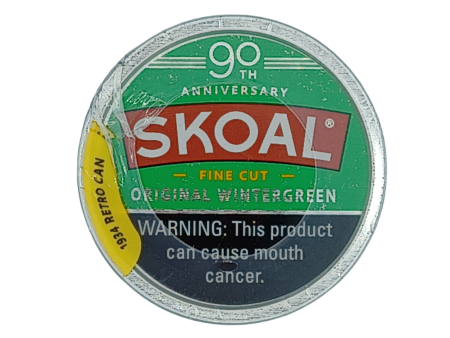 Skoal Fine Cut Original Wintergreen 1.2z 5ct Discount