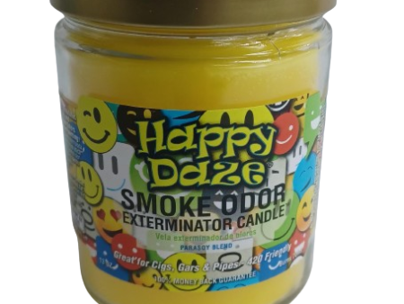 Smoke Odor Happy Daze Candle 13oz Supply