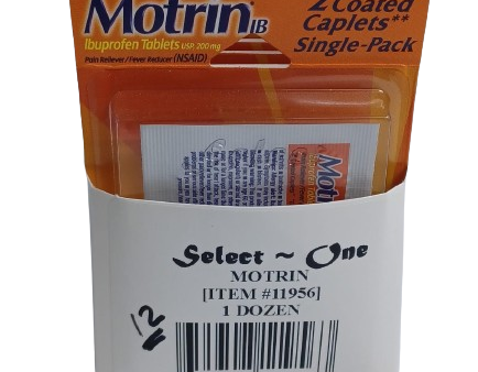 Motrin 12ct Blister Cheap