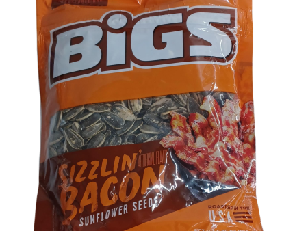 Bigs Sizzlin Bacon Sunflower Seeds 5.35oz For Discount