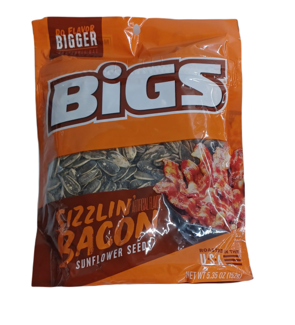 Bigs Sizzlin Bacon Sunflower Seeds 5.35oz For Discount