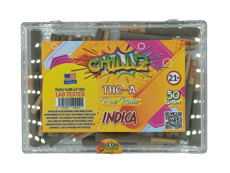 Chillz THC-A Pre Rolls Indica 50ct Online