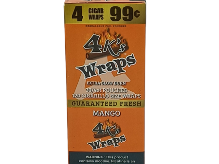 4k s Wraps Mango 4 .99c 30 4pk For Discount