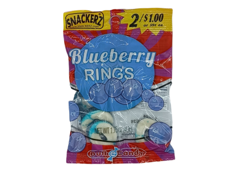 Snackerz 2 $1 blueberry rings 12ct For Discount