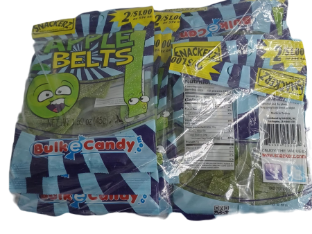 Snackerz 2 $1 apple belts 12ct Discount