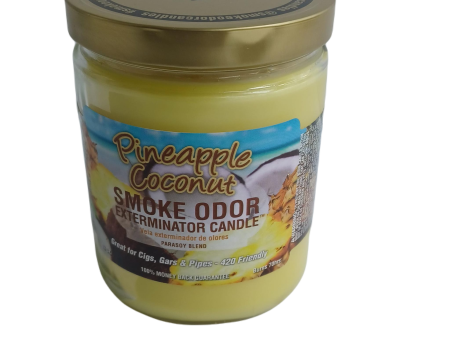 Smoke Odor Pineapple Coconut Candle 13oz on Sale