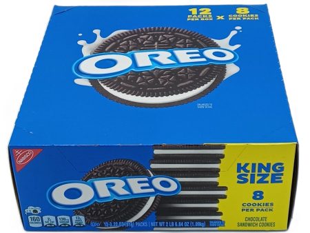 Oreo Cookies King Size 3.22oz 8 12ct Online Hot Sale