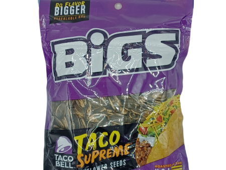 Bigs Taco Supreme Sunflower Seeds 5.35oz Supply