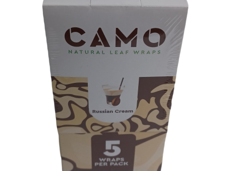 Camo Russian Cream Wrap 25 5ct Afghan on Sale