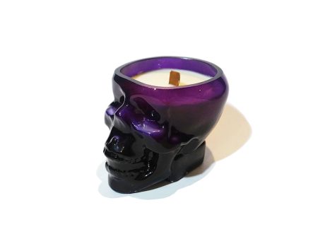 Skull Soy Candle - Purple Discount