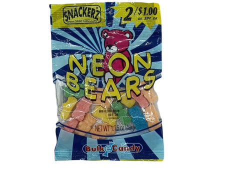 Snackerz 2 $1 neon bears 12ct Cheap