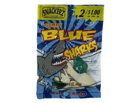 Snackerz 2 $1 blue sharks 12ct on Sale