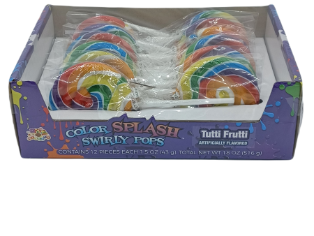 Color Splash Swirly Pops 1.5oz 12ct Online now