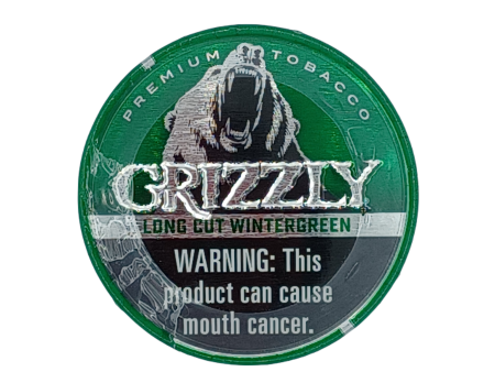 Grizzly Long Cut Wintergreen 1.2oz 5ct Cheap