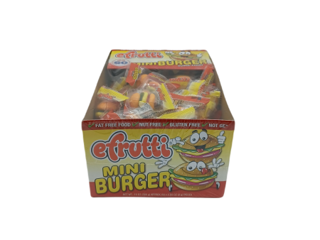 Efrutti Mini Burgers pk60 on Sale