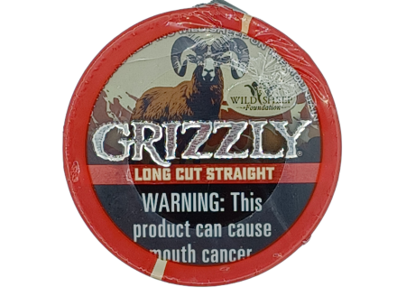 Grizzly Long Cut Straight 1.2oz 5ct Discount