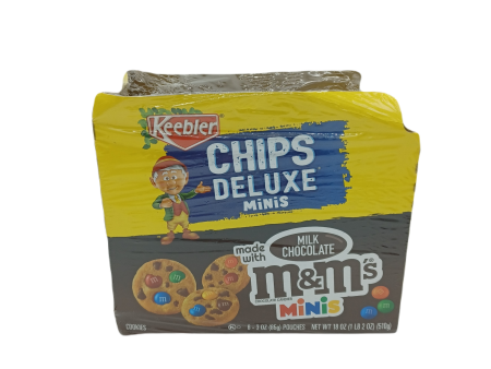 Keebler Chips Deluxe M&M s minis 3oz 6ct Sale