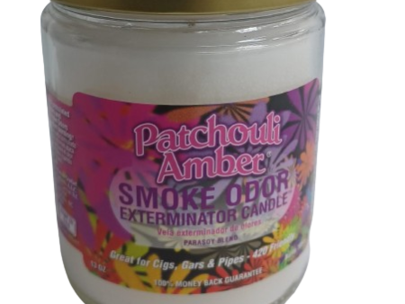 Smoke Odor Patchouli Amber Candle 13oz Online