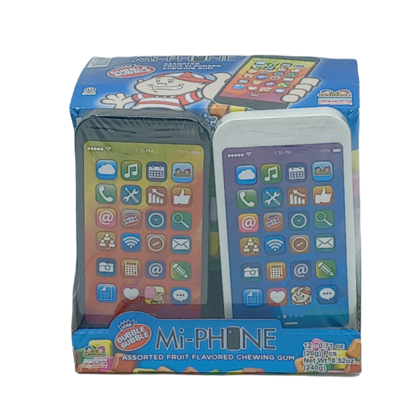 Dubble Bubble Mi Phone Candy .71oz 12ct Hot on Sale