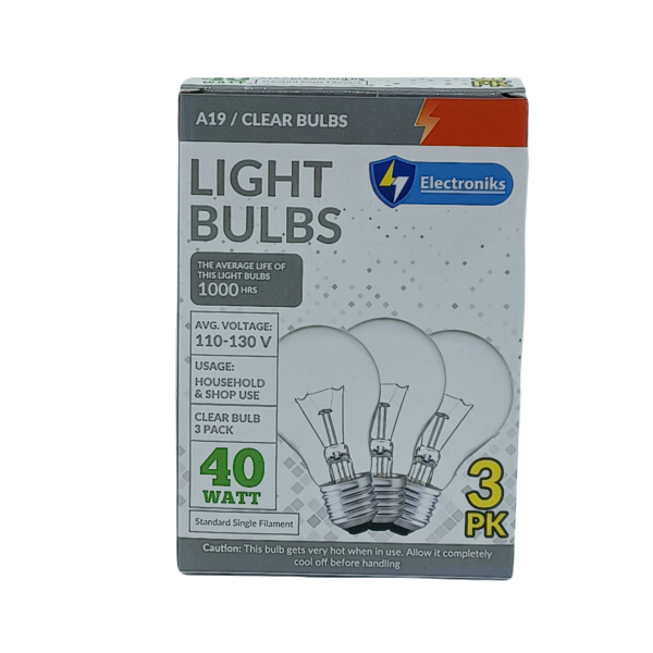 Light Bulb 40w 3ct For Cheap