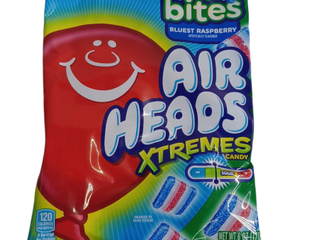 AirHeads Bites Bluest Raspberry 6oz Online Hot Sale