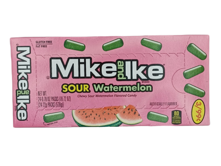 Mike and Ike Sour Watermelon 3 $99c .78oz 24ct Discount