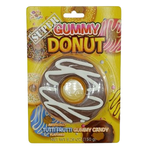 Gummy Donut Tutti Fruti 5.29oz Fashion