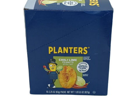 Planters Pnuts Chili Lime 2.25oz 10ct Online Hot Sale