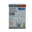 Light Bulb 75w 3ct For Discount