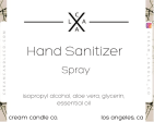 Grapefruit Mint- Hand Sanitizer Spray Supply