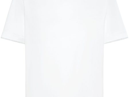 Double-Layer Cotton T-Shirt For Cheap