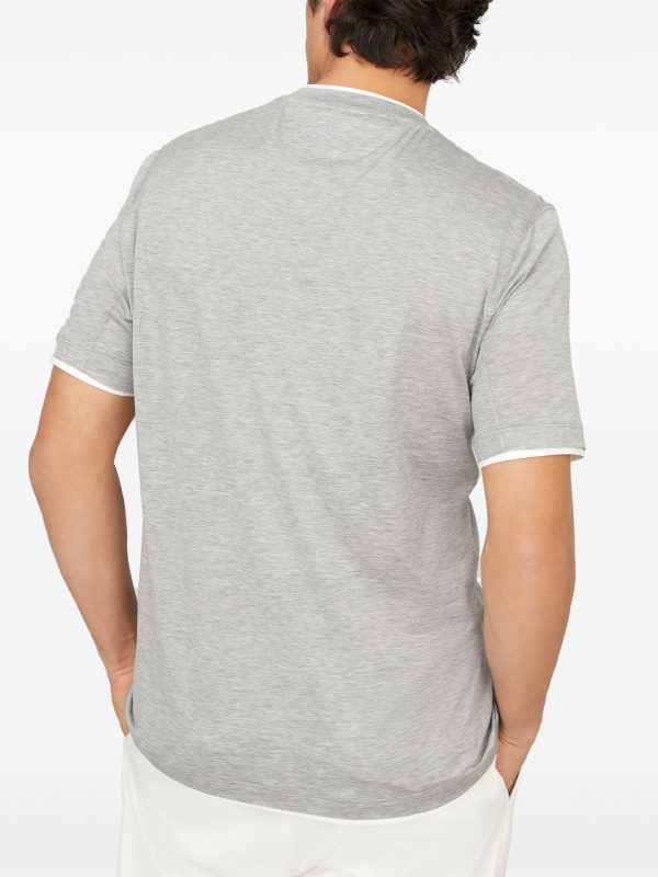 Layered Crew-Neck T-Shirt For Discount